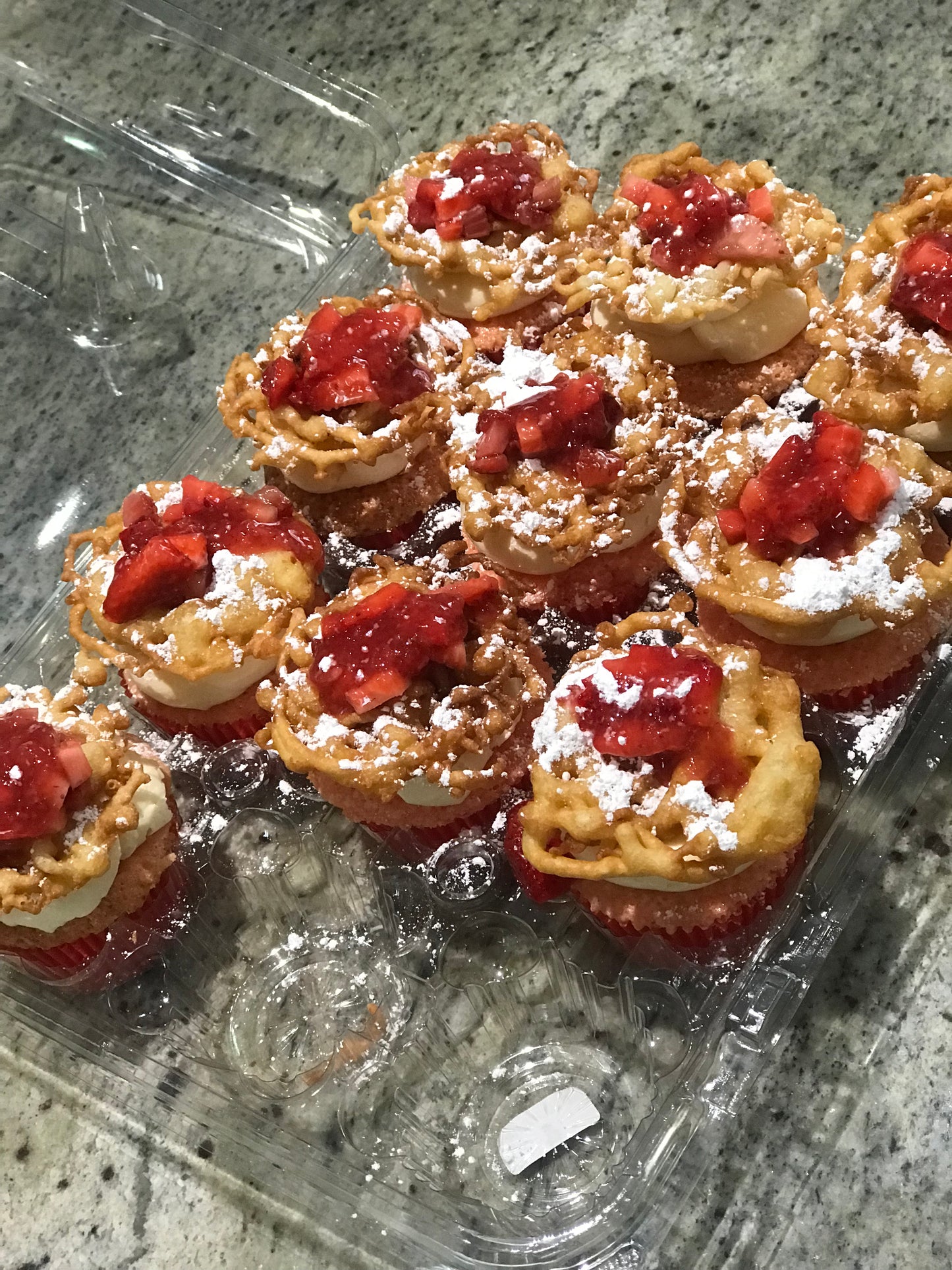 Funnel Cake Cupcakes